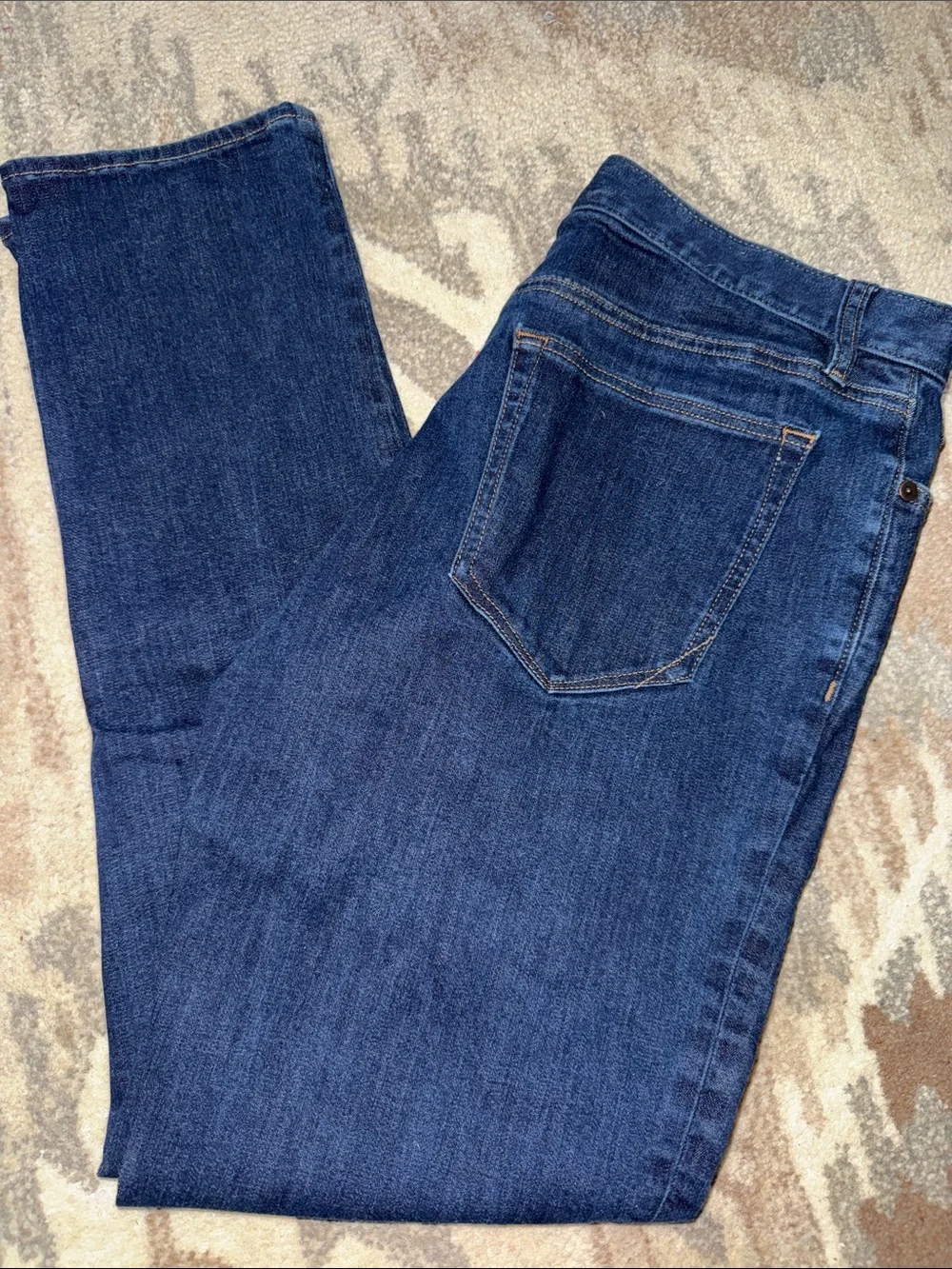 Banana Republic Slim Traveler Jeans Dark Mid Wash 33x30